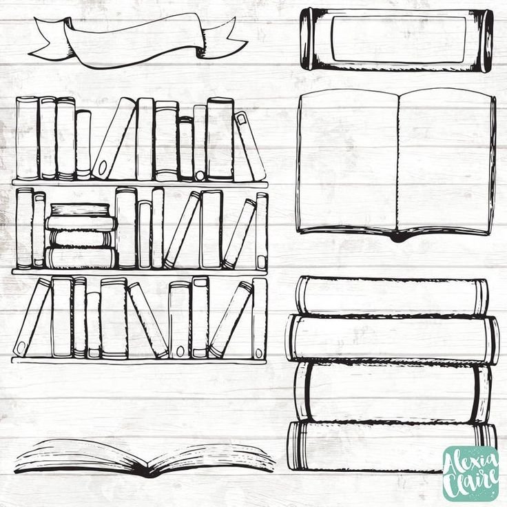 Книжная полка буллет джорнал