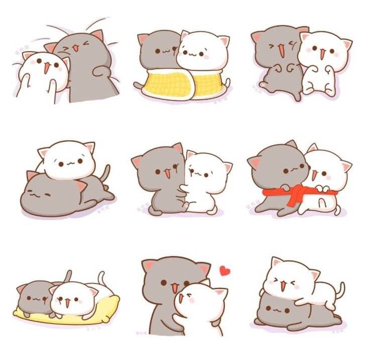 Милые котики Стикеры