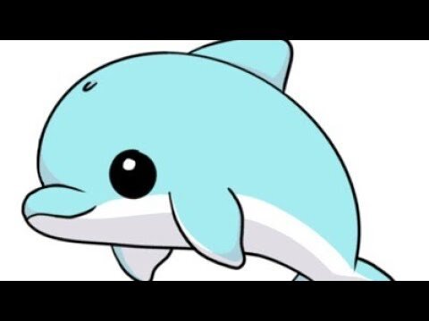 Дельфин рисунок