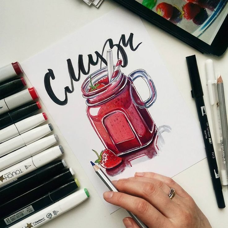 Маркеры для скетчинг