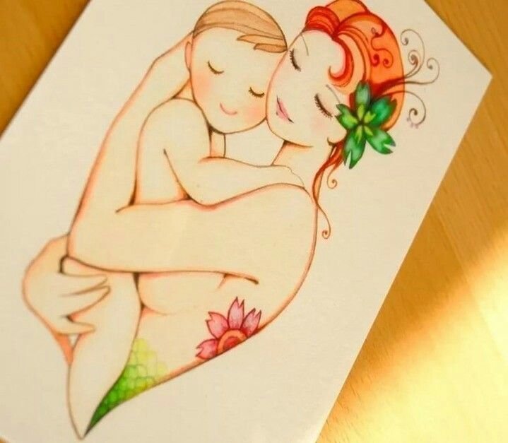 Подарок маме рисунок
