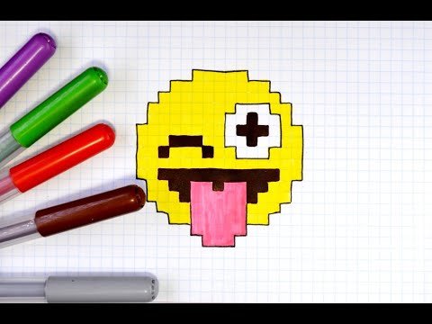 Рисовать по клеточкам смайлики