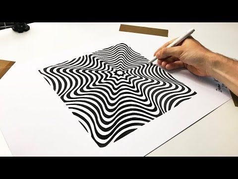 Оптические иллюзии рисовать