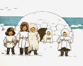 Эскимосы рисование для детей