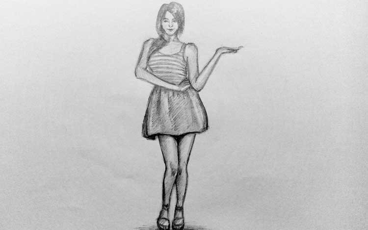 Рисунки людей для срисовки