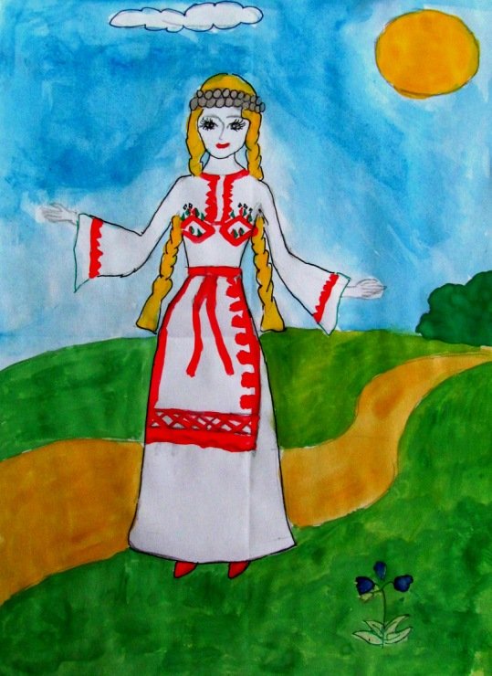 Рисунок на тему краски Чувашии