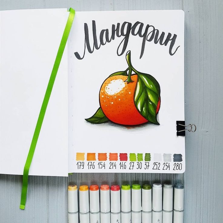 Рисунки маркерами для скетчинга