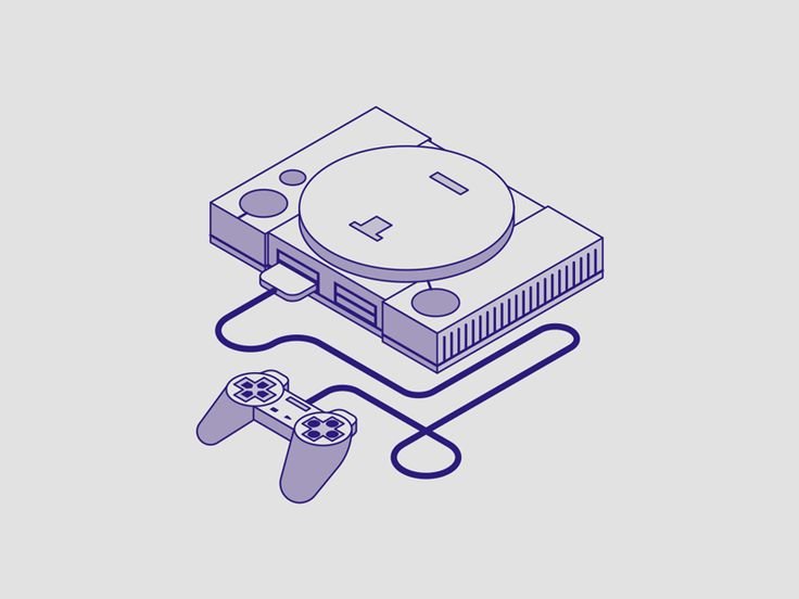 PLAYSTATION 1 карандашом