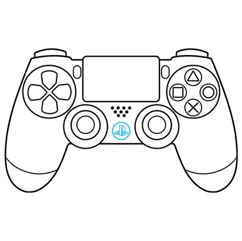 Джойстик ps4 вектор