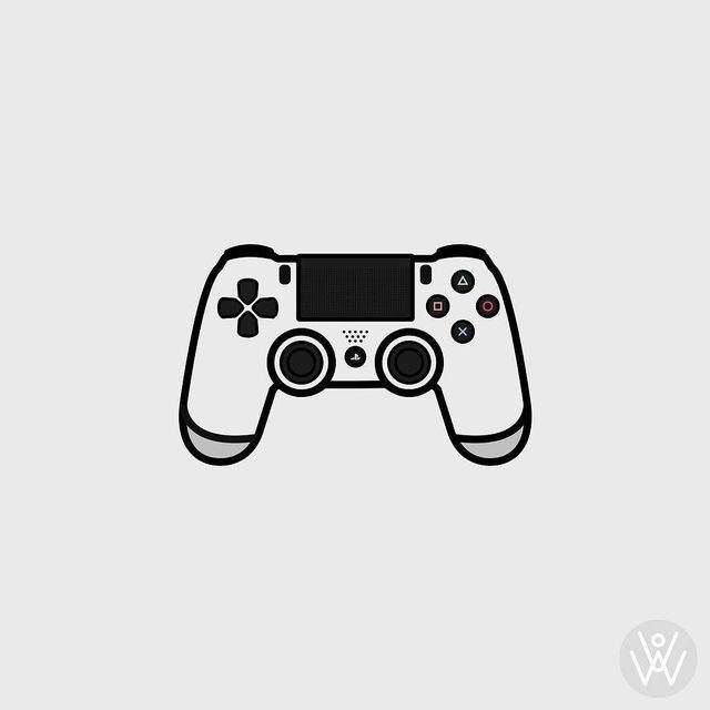 Раскраска джойстик ps5