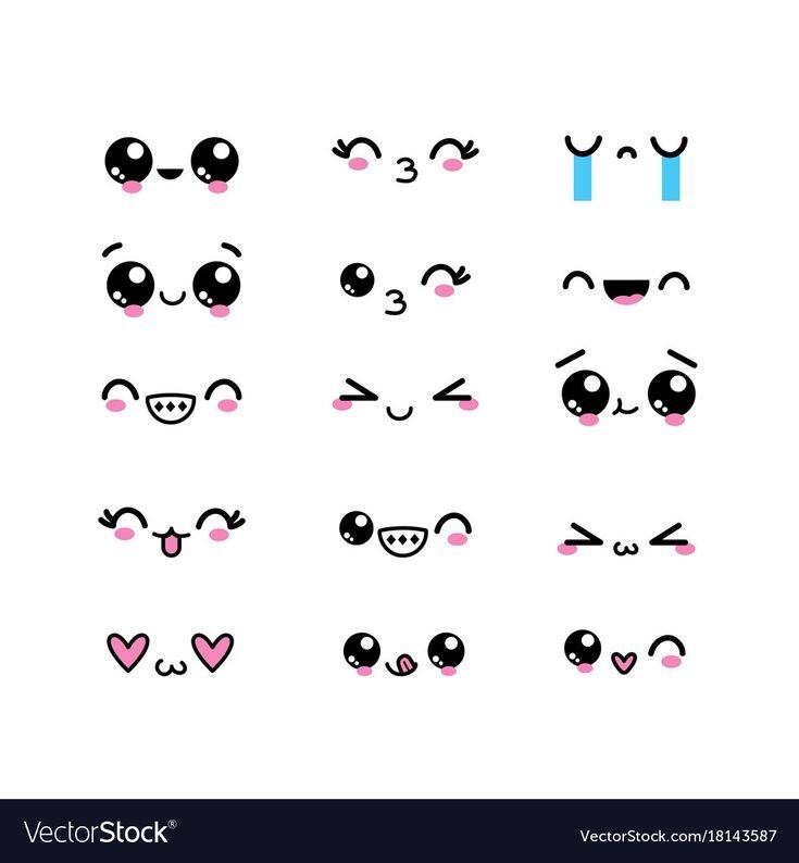 Kawaii face PNG