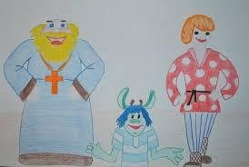 Сказка о попе и работнике его Балде рисунок детский
