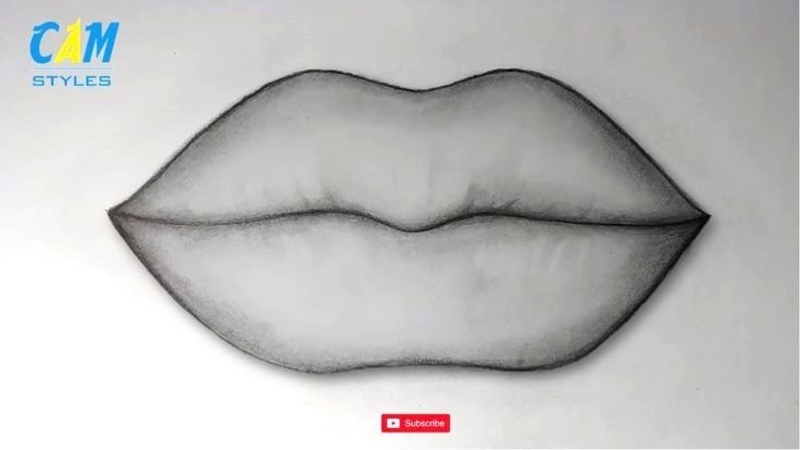 Губы рисунок