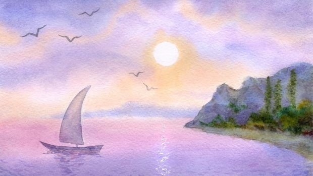 Красивые пейзажи для срисовки