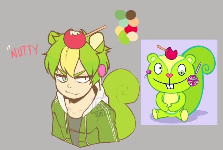 Happy Tree friends Натти аниме
