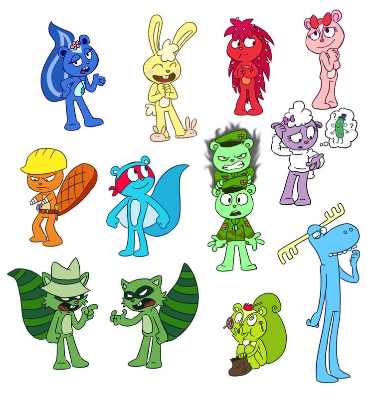 HTF персонажи