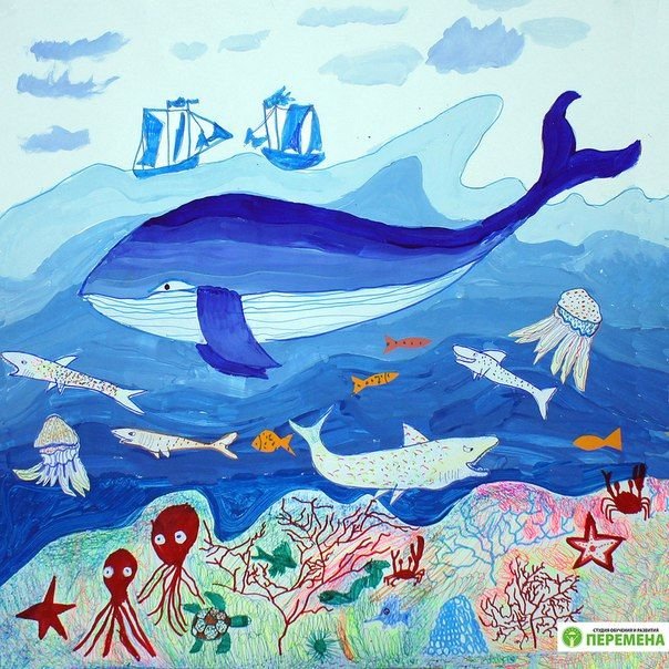 Морские темы для рисования