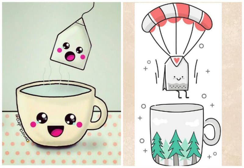 Рисунки для срисовки еда