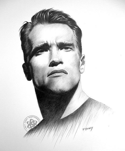 Arnold Schwarzenegger портрет