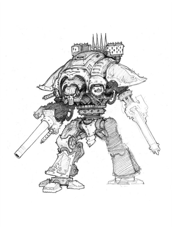 Имперские Рыцари Warhammer 40000 Art