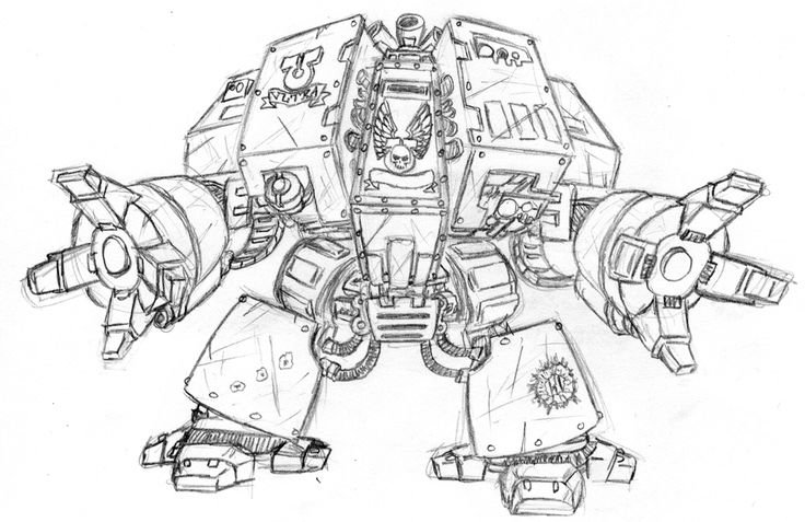 Warhammer 40000 дредноут