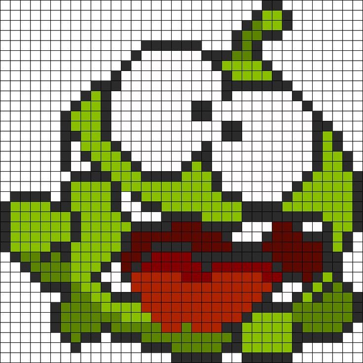 Рисунки по клеточкам слож