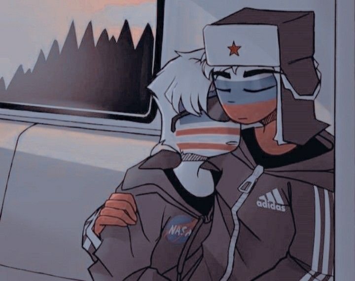 Countryhumans Россия и Америка шип