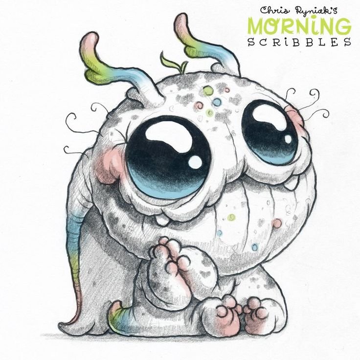 Chris Ryniak рисунки монстриков
