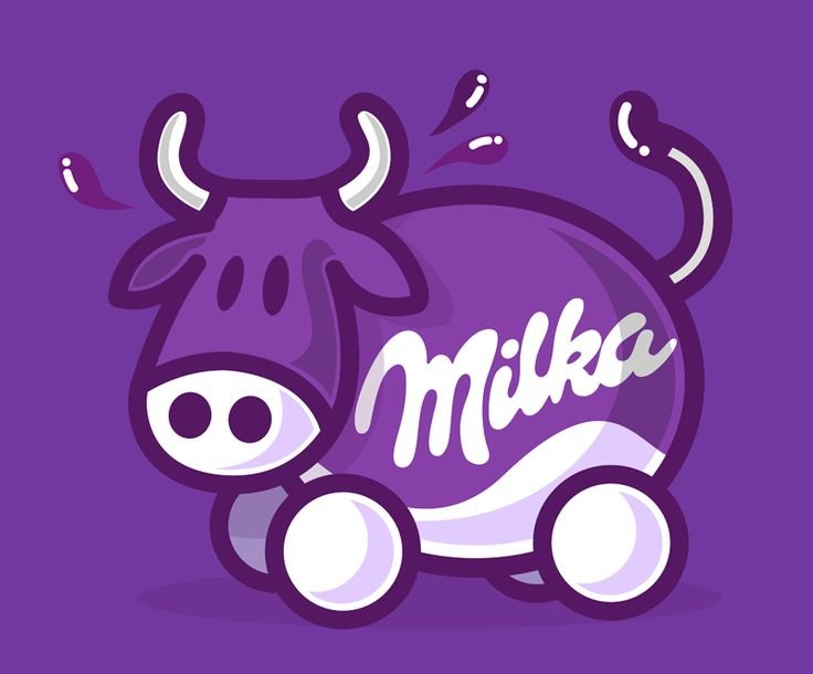Милка рисунок