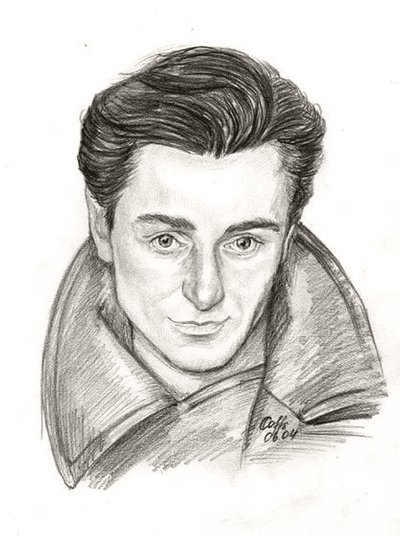 Сергей Безруков карандашом