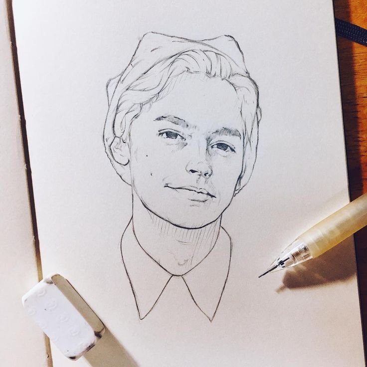 Коул Спроус рисунок карандашом