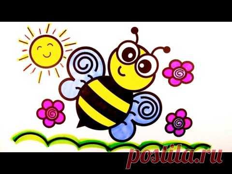 Пчела рисунок