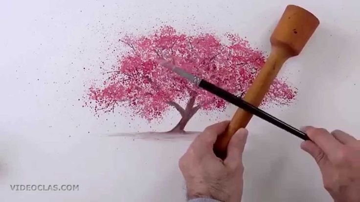 Техника рисования кисточкой