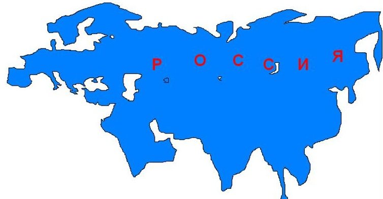 Евразия очертания материка
