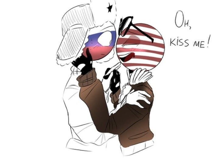 США И Россия Countryhumans шип
