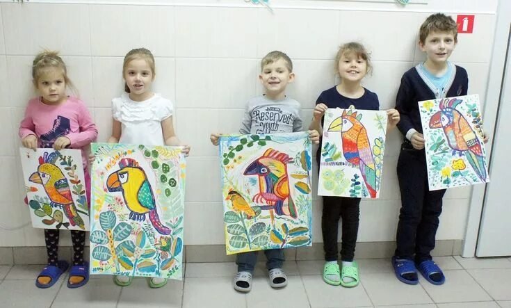 Рисование с детьми в изостудии