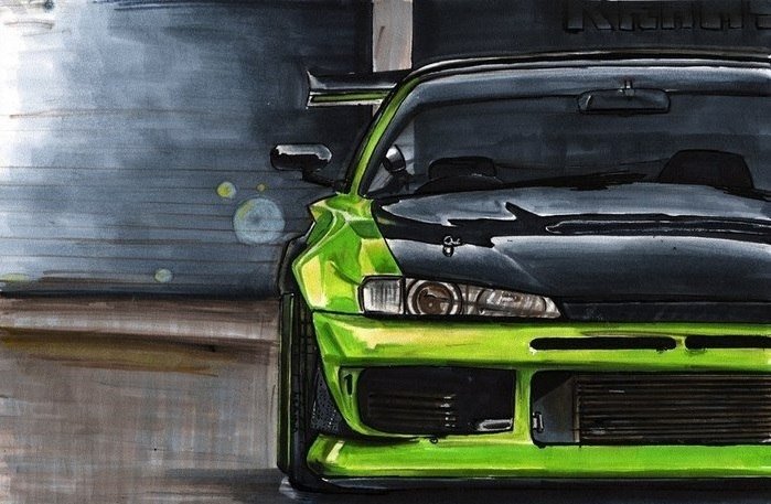Nissan Silvia s15 арт