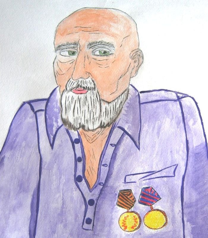 Дедушка рисунок