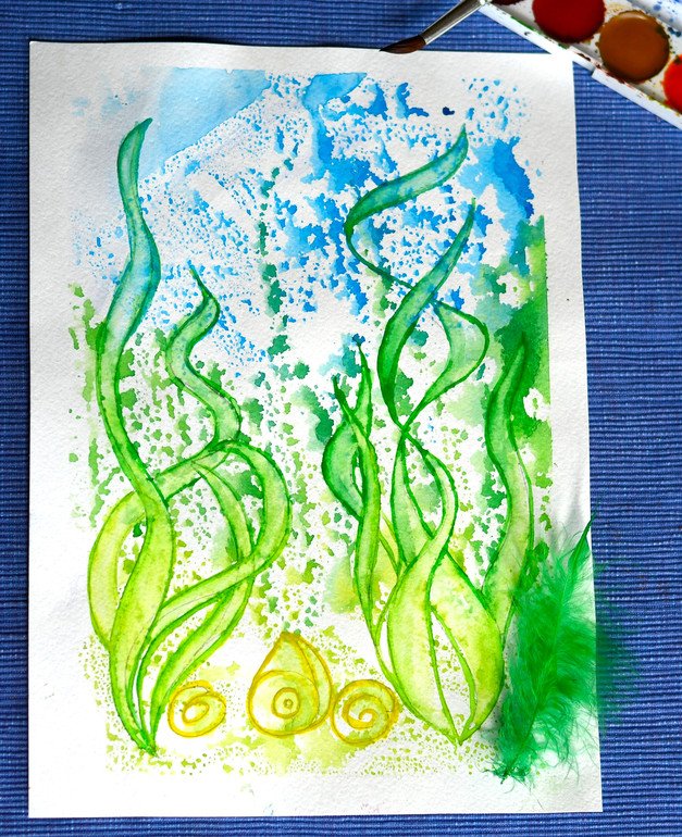 Водоросли для рисования