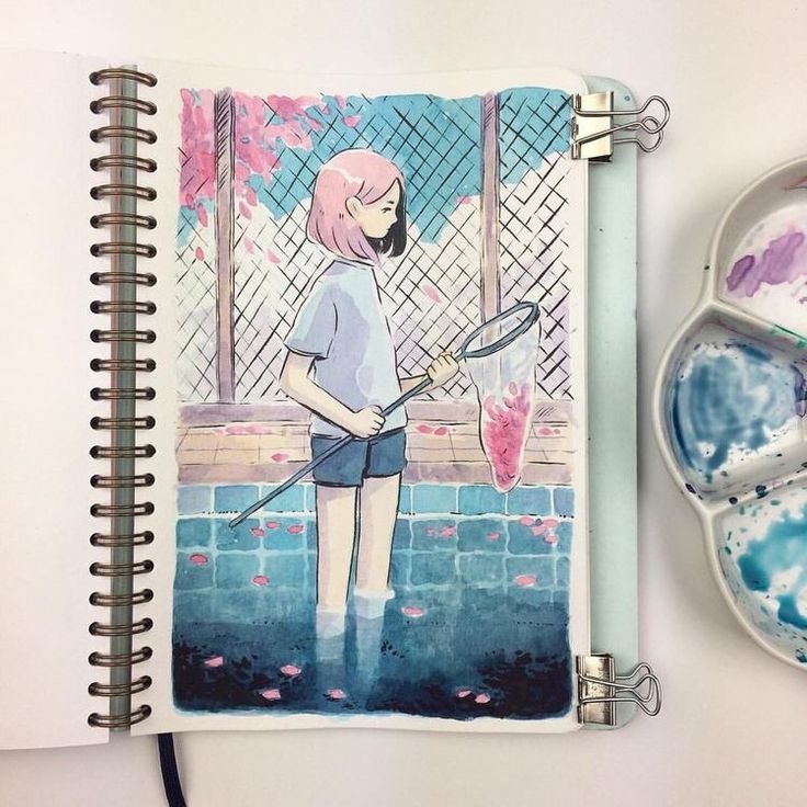 Красивые рисунки для скетчбука