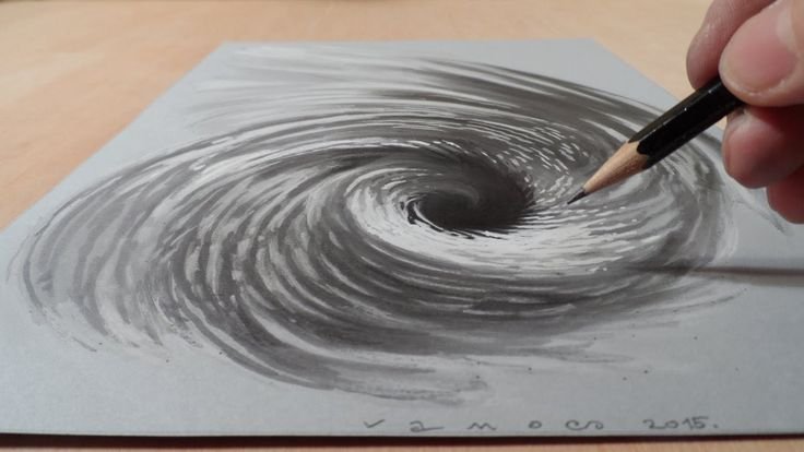 3d рисунки карандашом