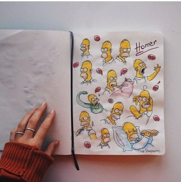 Рисунки для блокнота и скетчбука