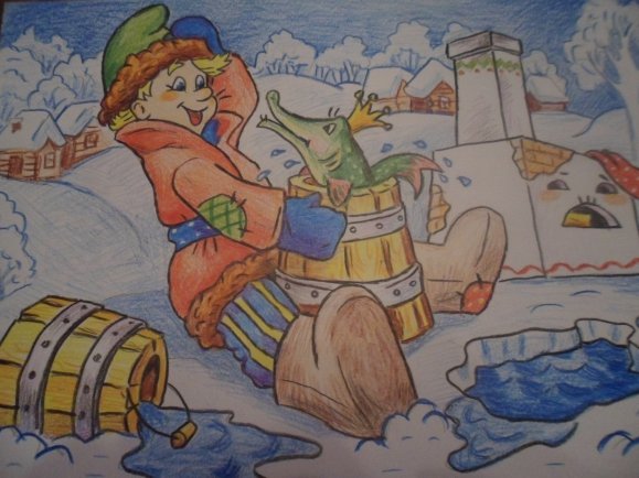 По щучьему велению рисунок