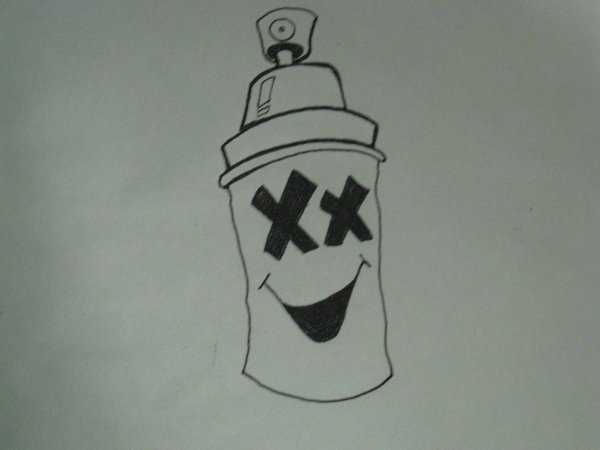 Лёгкие граффити на бумаге