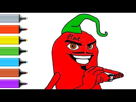 Эдисон перец рисунок лёгкий