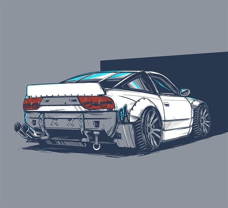 Nissan Silvia вектор