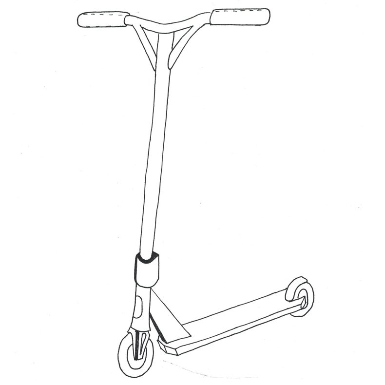 Трюковой самокат скип