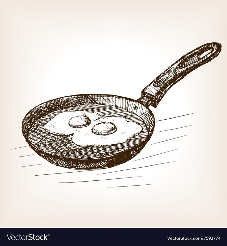Эскиз сковородка