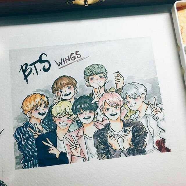 BTS идеи для рисования