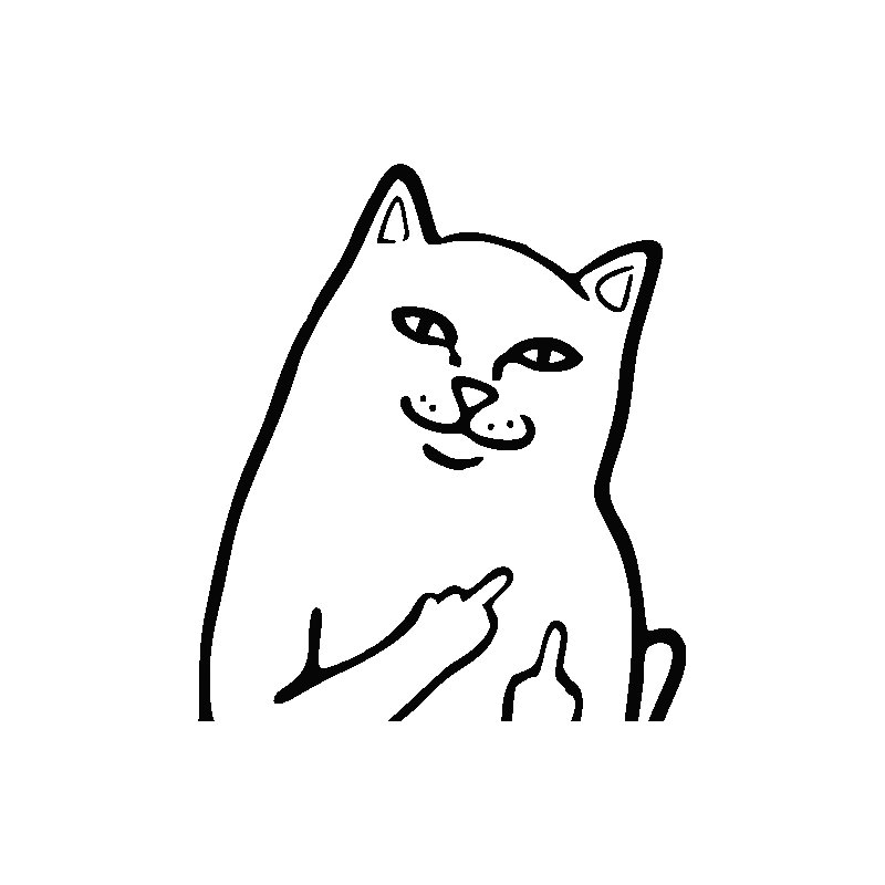 Стикер "котик"
